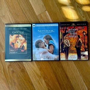 3 Romance DVDs
